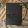 Set de Papel y Sobres con Estampado Dorado Rosa Negra Estilo Retro Carta de Amor Dorado Día de San Valentín Carta Familiar Escrita a Mano Papel para Cartas de Confesión