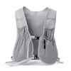 Mochila Colete Tático Portátil de Viagem com Duas Alças Bolsa de Couro Leve Simples Costura Tendência Tira Refletora Bolsa de Peito Transfronteiriça