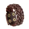Europeu e Americano de comércio exterior jóias atacado punk pulseira de couro dos homens Yiwu jóias vintage pulseira de couro tecido