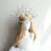 Lolita Anjo Virgem Coroa Dourada e Prateada Halo Pacote de Materiais Adereços para Performance de Palco Acessórios para Cabeça