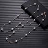 Cadena de Cintura con Borla de Perlas Vintage Estilo Francés para Mujer, Lujo Ligero, Elegante Cadena Corporal, Versátil Cadena Decorativa para Pantalones de Comercio Exterior
