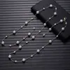 Exquisita Elegante Cadena de Cintura de Perlas Moda Femenina Versátil Cadena Decorativa para Vestido de Gama Alta Versátil Cadena Fina de Perlas para Cintura