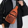 2026 Nueva Bolsa de Pecho Patchwork Transfronteriza de Moda para Hombres y Mujeres, Bolso Cruzado Versátil Casual de Estilo Japonés y Coreano, Bolsa para Teléfono Deportivo