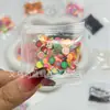 Partículas de Slime de Argila Macia Miniatura Decorativas de Coração Floco de Neve Enchimento DIY para Crianças Joias Quebradas