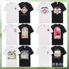 Nuevo Producto de Comercio Exterior: Camiseta de manga corta Casablanca con un cuello redondo único y el logotipo de letra impreso de la Puerta de las Ilusiones