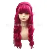 Descendientes 5 Heredera Estelar Cabello Largo Rizado Rosa Peluca de Halloween Peluca de Cosplay 2026 Nuevo
