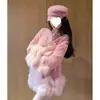 Moda Otoño e Invierno Estilo Coreano Estilo Suave Vestido de Felpa para Mujer Aspecto Adelgazante Parte Superior Moderna + Cinturón