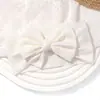 Faixa de cabelo para bebê mais vendida na Amazon, macia e elástica, borda larga, laço liso, faixa de cabelo infantil 3571