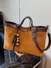 Bolso Texturizado Retro de Nicho para Mujer 2025 Otoño Nuevo Estilo Bolso de Gamuza Bolso Simple de Hombro Cruzado