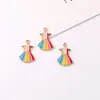 Colgantes de Aleación Arcoíris Yuanqi Multiestilo Pendientes Pulseras Hechos a Mano DIY Colgantes Pequeños Materiales para Joyería Accesorios