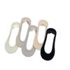 Nuevos calcetines invisibles de algodón para mujer de corte bajo, antideslizantes, antialérgicos, con suela de silicona antideslizante, para primavera y verano