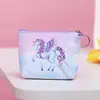 Bolsa de Cosméticos Desenho Animado Coreano Unicórnio Bolsa de Armazenamento Grande Capacidade Portátil Impermeável Viagem Portátil Bolsa de Lavar