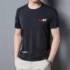 Camiseta de verano de secado rápido para hombre, de media manga, holgada, fresca y transpirable, para fitness, running, talla grande, elástica, de secado rápido, deportiva, de manga corta.