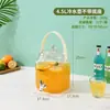 Cubo de Agua Fría de Alta Gama de Gran Capacidad con Soporte, Cubo para Bebidas y Té de Frutas, Jarra Cuadrada Portátil de Agua Fría con Grifo para Uso Doméstico