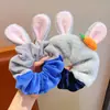 Gomas para el Cabello de Peluche para Niños de Zootopia Linda Conejita Oficial de Policía Judy Cuerda para el Cabello de Bebé Accesorios para el Cabello de Niñas