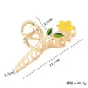 Pinza de Oreja de Trigo de Alta Gama, Elegante y Elegante, Pinza para el Cabello para la Parte Trasera de la Cabeza, Accesorio para el Cabello, Pinza de Tiburón Grande, Nuevo Estilo 2023