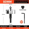 Herramienta de Punzonado y Expansión de Agujeros de Acero Inoxidable Metálico de Acero Rápido Especial de Venta Caliente Transfronteriza para Aleación de Aluminio