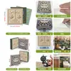 Papel Pintado Autoadhesivo Creativo Meiji Dormitorio Autoadhesivo Cocina Impermeable a Prueba de Aceite Pegatinas de Pared de Espuma Azulejos Decorativos Transfronterizos