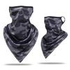 Bufanda Triangular de Malla de Seda de Hielo Real para Ciclismo al Aire Libre con Gancho para la Oreja, Mascarilla Protectora Solar, Bufanda de Verano para Hombre y Mujer, Diadema Deportiva, Mascarilla
