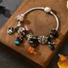Pulseras Temáticas de Halloween al por Mayor Joyería Transfronteriza Europea y Americana Nicho Ins Frescas Hip-Hop Calavera Gato Pulseras