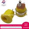 Soquete de alimentação amarelo DC-022 à prova de poeira Suporte DC DC Porta de carregamento para balança eletrônica DC5521 Suporte DC rosqueado