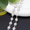 Pequenas correntes de pérolas com garras DIY para acessórios de vestido de noiva, acessórios novos de corrente de strass e diamante, acessórios de estilo perfumado, acessórios de roupa e vestido