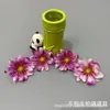 Flor de Peonía Llama Pintura al Óleo Simulada Flor de Muñeca Pasador Flor Caja de Regalo Hecha a Mano con Flores Ropa Gorro de Graduación con Flores