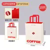 Taza de Café, Taza de Papel Desechable para Café con Tapa, Empaque para Llevar, Grado Alimenticio, para Bebidas Calientes, Engrosada, Uso Comercial, con Impresión de Logo
