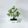 Bonsái de Planta Artificial Transfronterizo, Plantas Pequeñas de Árbol Artificial en Maceta, Macetas de Plástico, Plantas Verdes, Decoraciones de Flores Artificiales en Maceta, Artículos Populares