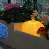 Lámpara de Calabaza de Pie para Exterior, Jardín, Patio, Terraza de Villa, Lámpara Solar para Césped, Lámpara Solar para Jardín