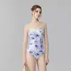 Fábrica de origen traje de baño de triángulo conjoined de una generación para mujer delgado delgado sexy sin espalda 2025 traje de baño para aguas termales