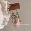 Pendientes Bohemios Largos con Borlas para Mujer 2025 Nuevos Pendientes de Lujo para Fiesta Pendientes Étnicos de Cristal