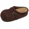 Zapatos de suela gruesa para otoño 2026, estilo retro, versátiles, que aumentan la altura, punta abierta, sandalias sin cordones, para mujer, antideslizantes, nuevo estilo