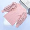 Camiseta Básica de Manga Abullonada para Niña Nueva Colección Primavera-Otoño 2026 Camiseta Elegante de Manga Larga para Niños y Bebés Estilo Coreano