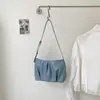 2026 Nova Bolsa Nuvem Suave Estilo Coreano para o Dia a Dia Design Exclusivo Bolsa de Ombro Plissada Bolsa de Mão Feminina em Couro PU Macio