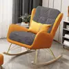 Cadeira de Balanço Nórdica Preguiçosa para Varanda, Uso Doméstico, Lazer, Moderna, Minimalista, Reclinável para Apartamento Pequeno, Sofá Individual