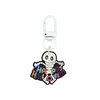 Llavero de Goma Suave de Fantasma de Halloween Dibujado Hebilla de Puerta en Forma de 8 en Forma de U Llavero Pinza de Langosta Figura de Muñeco Hebilla Colgante Adorno