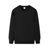 Sudadera con cuello redondo extragrande de estilo americano de calle para hombre y mujer, nuevo top versátil de color liso para primavera y otoño 2026