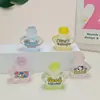 Botella de los Deseos Estrella Luminosa Tridimensional Llavero Colgante Adornos para Coche Accesorios de Joyería de Resina Colgante de Moda
