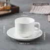 Caneca Transfronteiriça, Xícara para Café Americano Gelado, Conjunto Retrô de Xícara de Café de Cerâmica e Pires, Xícara Europeia para Latte, Copo de Água de Luxo Leve