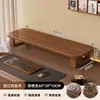 Soporte Elevado para Computadora de Madera Maciza Base Elevadora para Monitor de Escritorio Estante de Almacenamiento Escritorio de Oficina Soporte para Laptop
