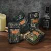 Bolsa Camuflada para Celular com Três Zíperes 600D Oxford Porta-Moedas Bolso para Usar no Cinto Bolso Casual para Celular Masculino