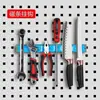 Ganchos de Metal para Tablero Perforado con Agujero Cuadrado Tablero de Pared para Colgar Herramientas Estante de Herramientas Hardware Accesorios Estante de Almacenamiento Organizador