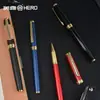 Caneta Hero Hero Orb Série 777 Vara de Metal Vara Pesada para Mão Caneta de Assinatura Presente de Conferência de Negócios de Ponta