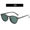 Nuevas Gafas de Sol Redondas de Moda Retro Gafas de Sol con Forma de T Tendencia Europea y Americana Gafas de Sol Personalizadas para Hombres Street Style Gafas de Sol Transfronterizas