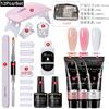 Set de Manicura, Gel para Extensión de Molde de Uñas, Gel para Esmalte de Uñas, Gel Pulidor, Gel de Fototerapia, Set de Manicura para Extensión