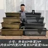 Maceta Rectangular de Plástico para Balcón Tejado Nenúfares y Lotos, Estanque de Peces Tradicional, Tanque para Tortugas