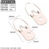 Gancho para marco de fotos punto de cruz accesorios de montaje placa trasera para marco de fotos hebilla para colgar pintura tradicional china caligrafía y pintura anillos colgante oscuro engrosado