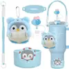 Accesorios Decorativos Stanley Correa de Mano de Cuerda Trenzada Estuche para Labial Llavero Duende Briqueta Funda de Silicona Antideslizante para Taza