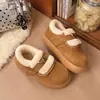 Zapatos Birkenstock de Suela Gruesa con Forro de Felpa que Cubren el Talón para Mujer Otoño/Invierno 2026 Nuevos Zapatos Cálidos Peludos Casuales Zapatos Casuales de Algodón